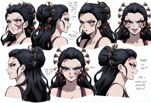 Daki (堕姫) by leend.frey on Tensor.Art