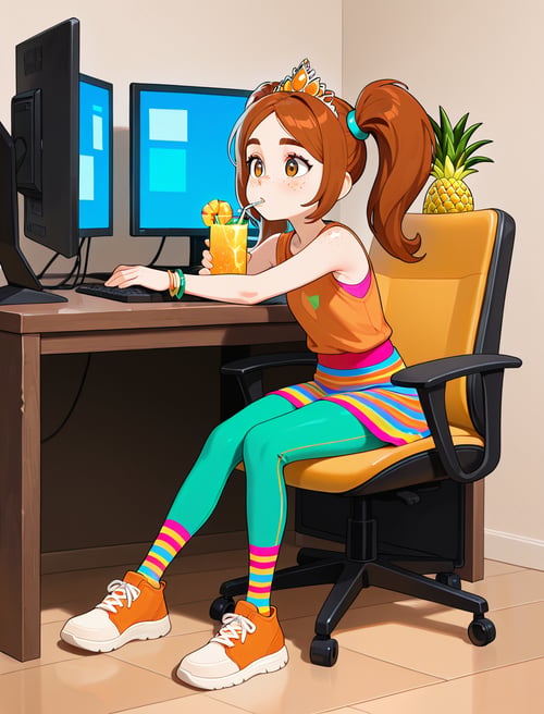 Princess Power Penny Pineapple  by ND97 on Tensor.Art