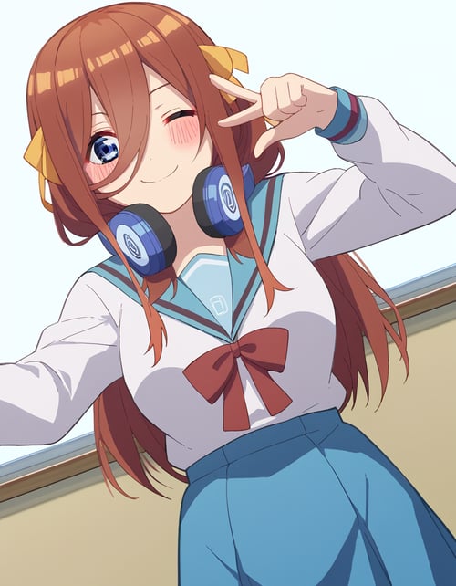 Haruhi Suzumiya Cosplay (Clothing)-Nochekaiser881 by GleamingBlue on Tensor.Art