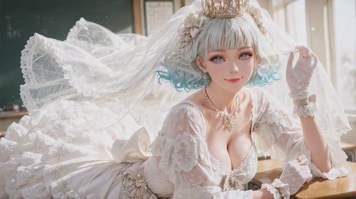 [FIN|IL Dress 76] Lolita Dress Lunargelus Lacuna:B by reprinter on Tensor.Art