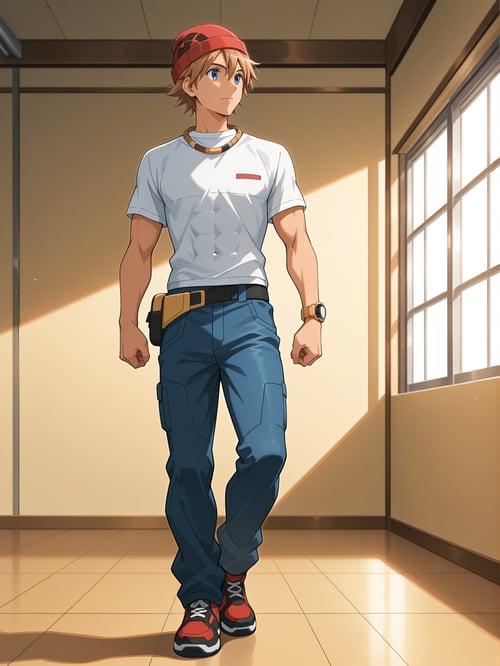 Nate (Male Protagonist) | Pokemon Battle Revolutio by GyakuImpact on Tensor.Art