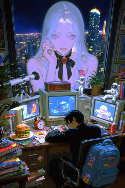 Niji Ultraviolet [Anima] by Feelings_into_words on Tensor.Art