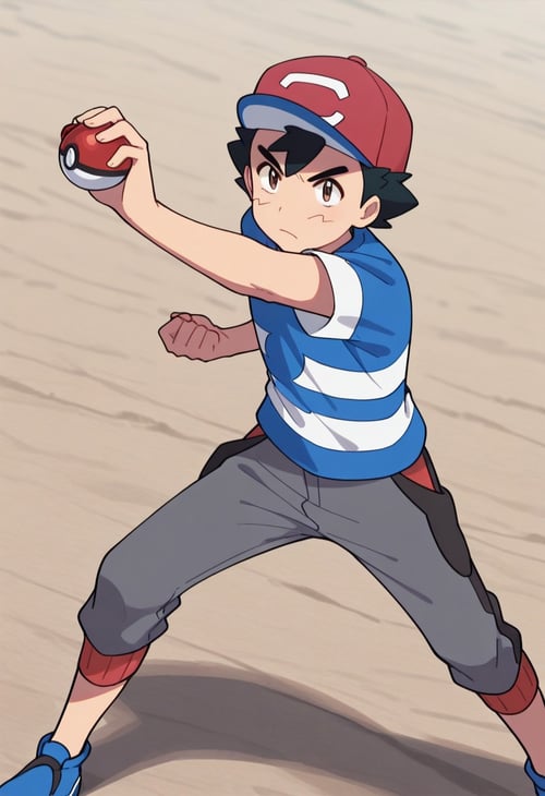 Ash Ketchum - Sun and Moon version by Redyaan by user_680967095118289292 on Tensor.Art