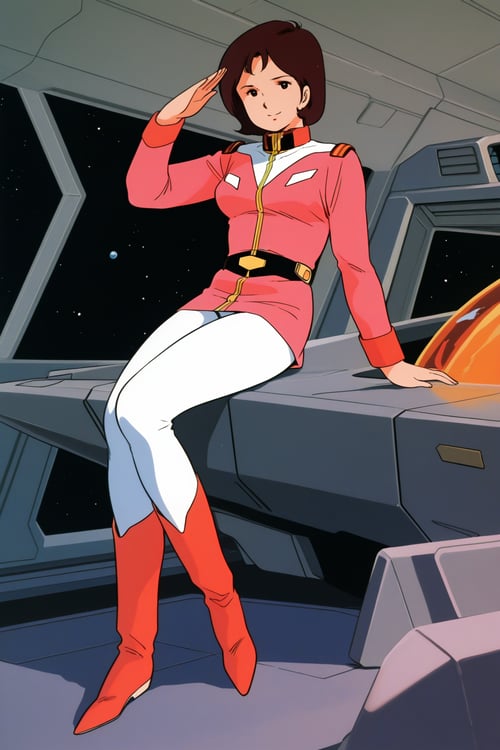 Mirai Yashima ミライ・ヤシマ  Mobile Suit Gundam 機動戦士ガンダム by user_853931801855396637 on Tensor.Art