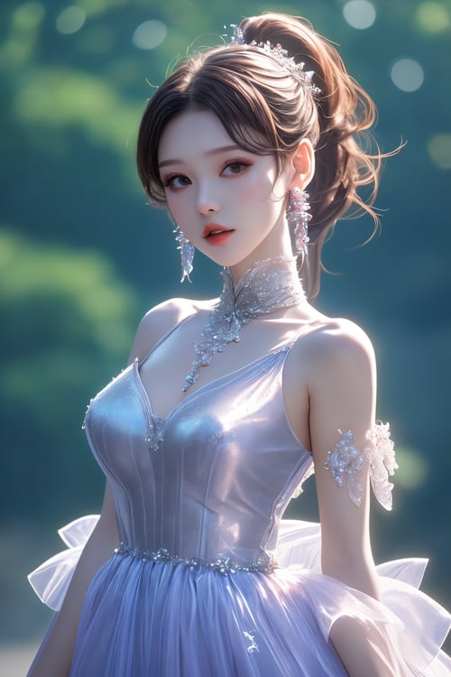 闪光的衣服，银装lora by 小资AI画廊 on Tensor.Art