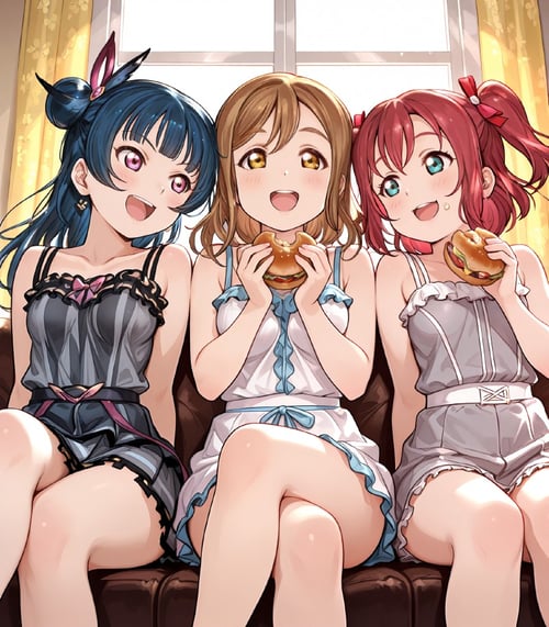 KunikidaHanamaru & TsushimaYoshiko & KurosawaRuby by Ttan on Tensor.Art