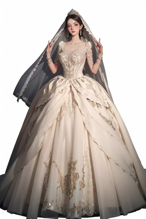 wedding dress set by miaomiao on Tensor.Art