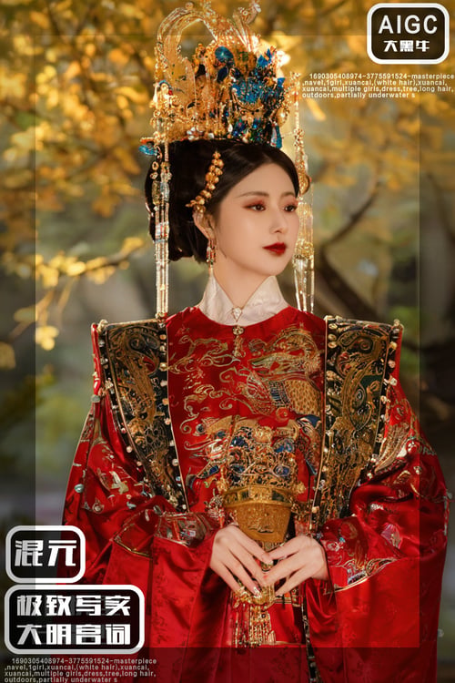 混元-极致写实-大明宫词 by 大黑牛AI on Tensor.Art