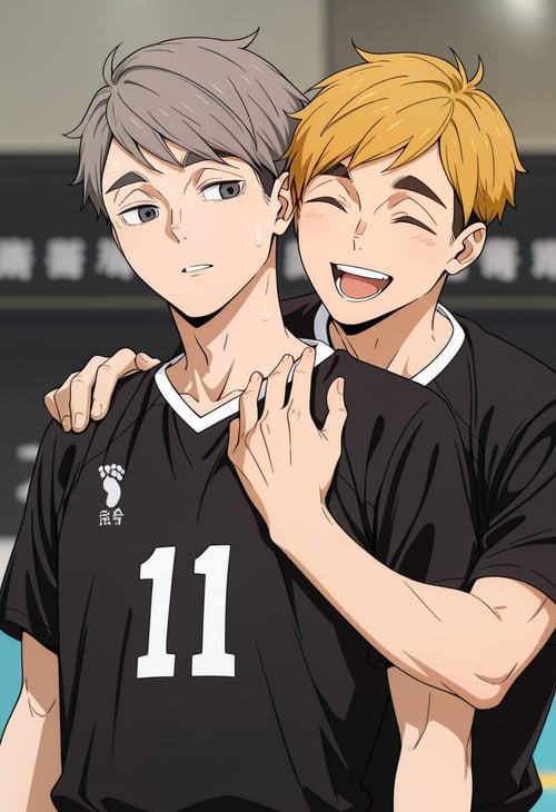 Osamu and Atsumu Miya - Haikyu!! by Min on Tensor.Art
