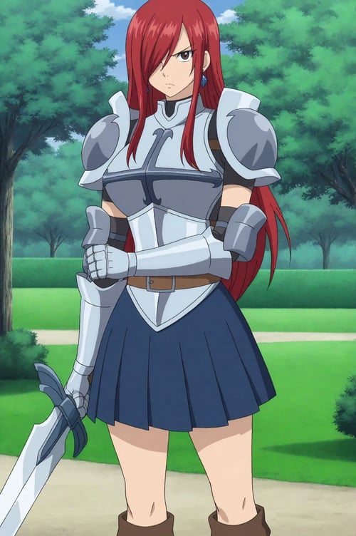 Erza Scarlet (エルザ・スカーレット) - Fairy Tail (フェアリーテイル) by Katori Konoe on Tensor.Art