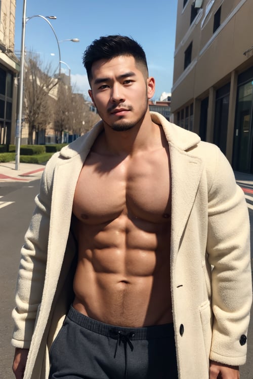 体育生脸模_maleface_男性肌肉帅哥 by 你的虚拟男朋友 on Tensor.Art
