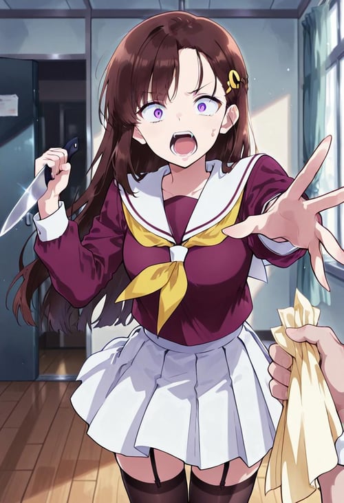 Hitomi Hino 牝野 瞳 (Murenase! Seton Gakuen) by Ttan on Tensor.Art