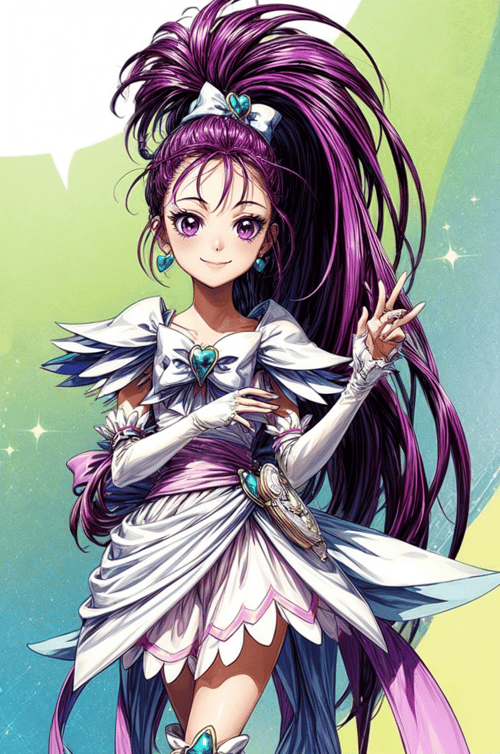Cure Egret (Futari wa Pretty Cure) - Atkun5578 by Ttan on Tensor.Art