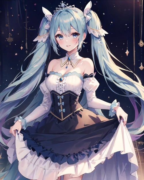Snow Miku 2019 | 雪ミク2019 | Hatsune Miku by ishiwatafox117 on Tensor.Art