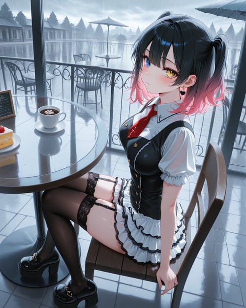 Lace frills short dress 3 by luxiaoai on Tensor.Art