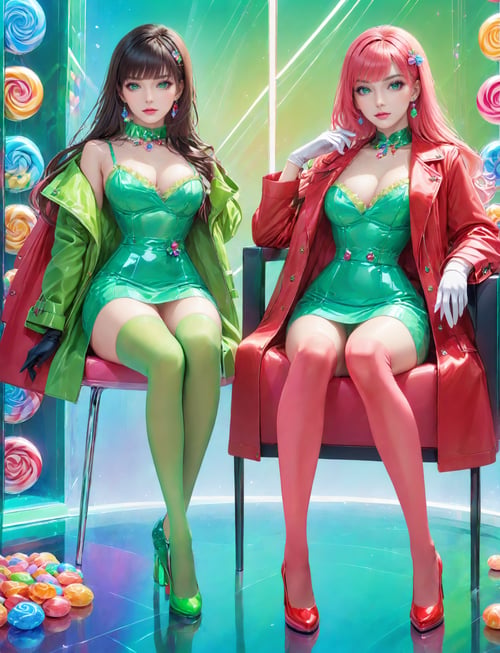 阿芙蕾娅-糖果女孩(双子模型二) by 纳兰芸诗是阿芙蕾娅 on Tensor.Art