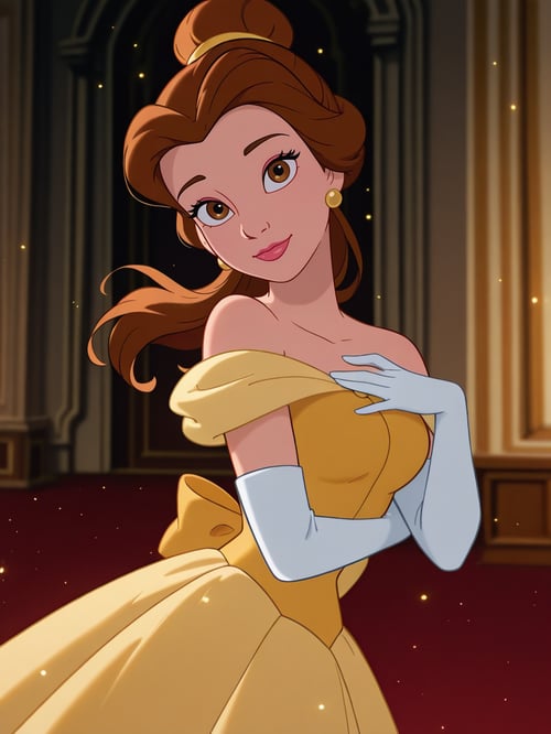 Princess Belle - (Beauty And the Beast) by Awawa on Tensor.Art