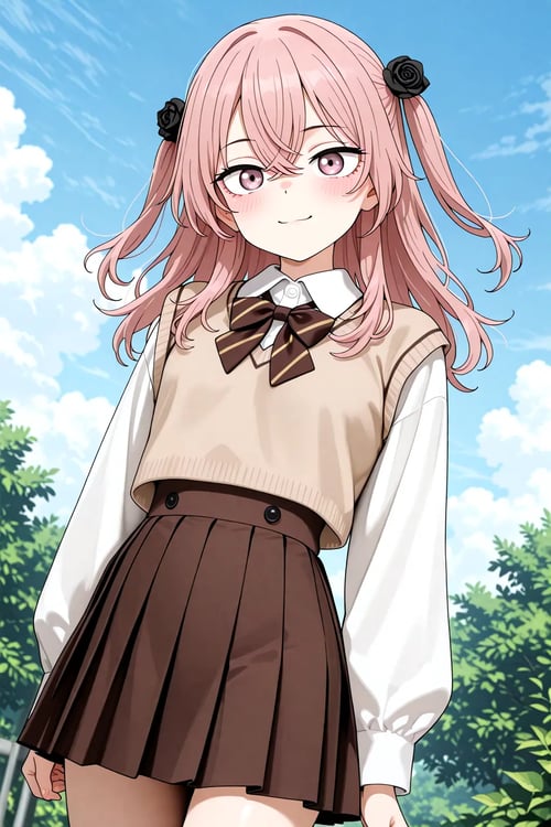Brown Vest School Uniform - Illu by reprinter on Tensor.Art