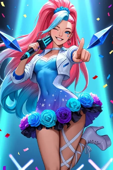 Seraphine Rising Star by Carolina on Tensor.Art