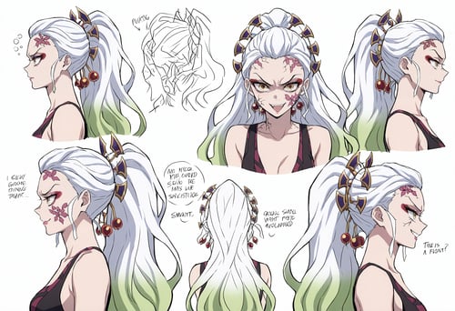 Daki (堕姫) by leend.frey on Tensor.Art