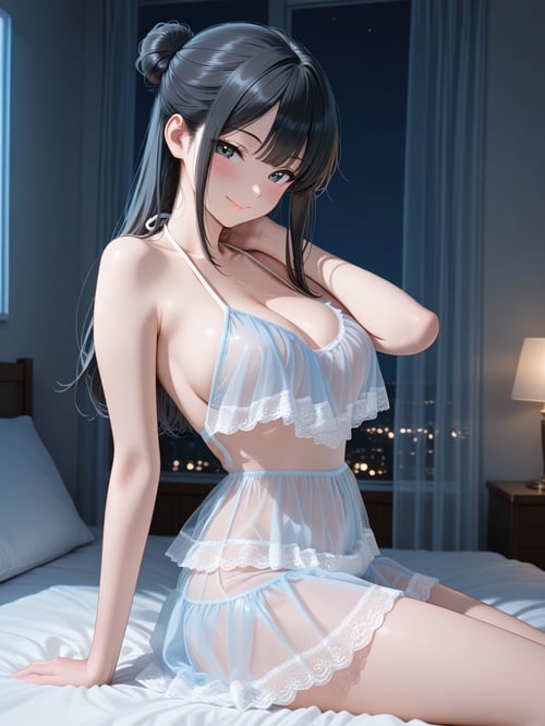 Sexy layered lace lingerie by luxiaoai on Tensor.Art