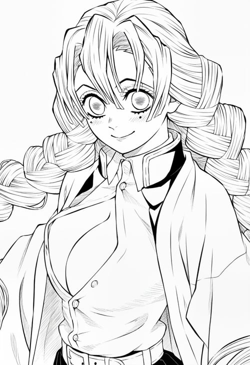 Mitsuri Kanroji (Demon Slayer - MANGA) by R0NZ4G4 on Tensor.Art