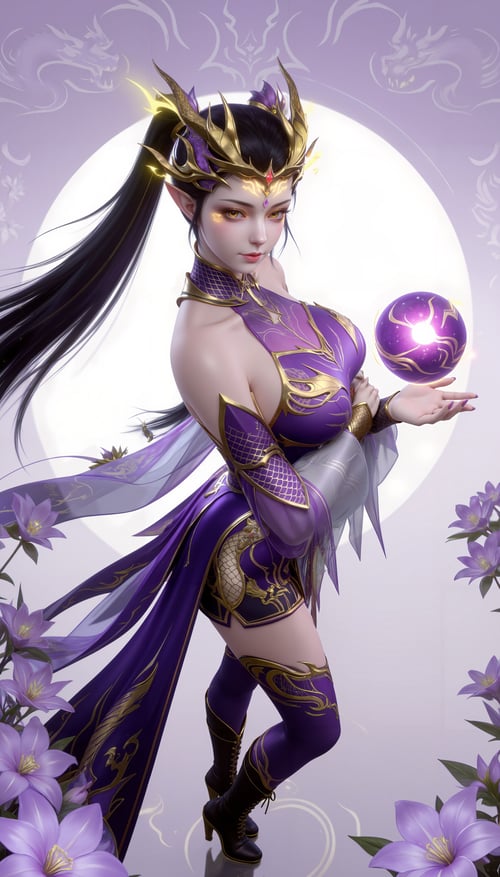 DJ_紫妍-新建模-龙皇-斗破苍穹 by DJ大江东去 on Tensor.Art
