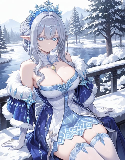 Anastasya Feodorovna Snezhnaya | Genshin Impact by PixZ on Tensor.Art