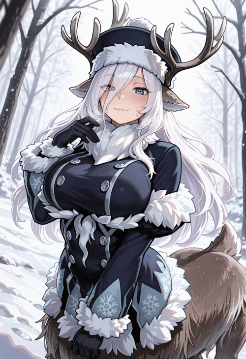 White Horn - Monster Girl Encyclopedia (MGE) by user_874754251056777575 on Tensor.Art
