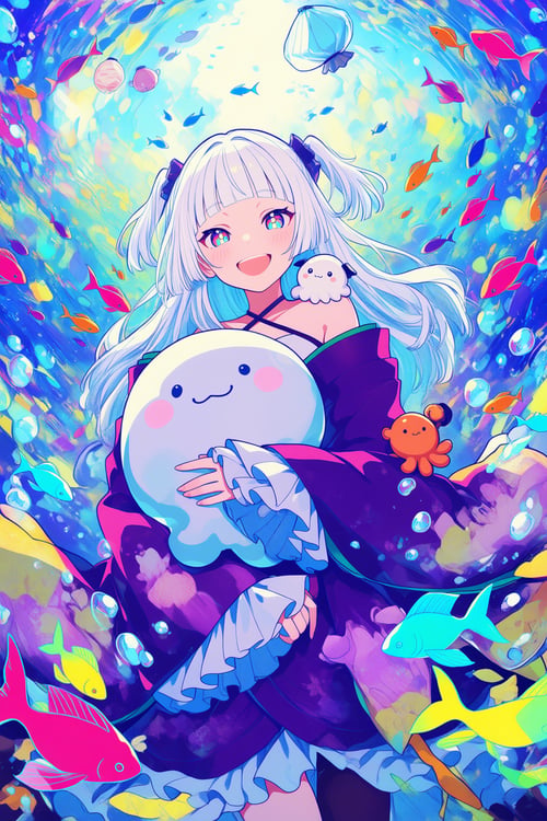 平涂风格(flat_color) by sk on Tensor.Art
