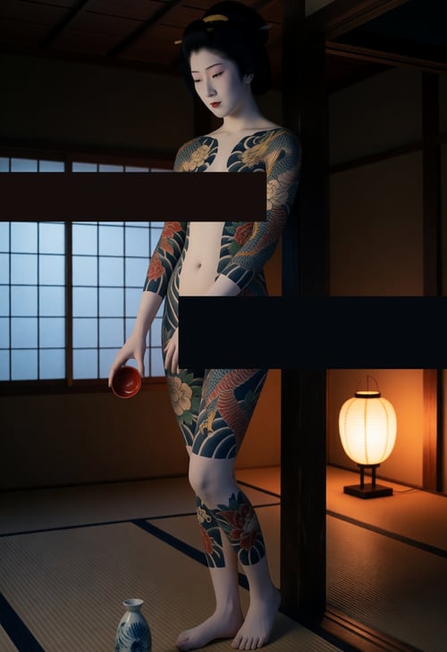 [K2]Tsukikage — Yoshitoshi Bijin-ga Face by user_z on Tensor.Art