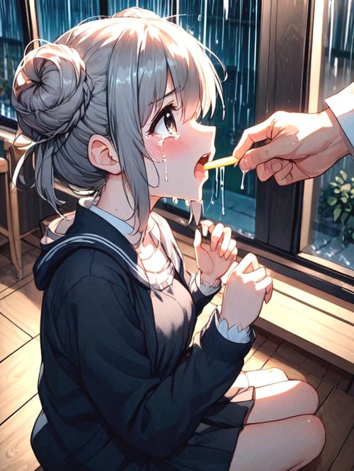 girl hate soggy fries by 鬼畫符 on Tensor.Art