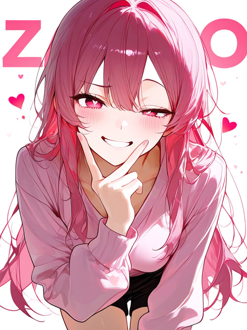 smug face pose / メスガキポーズ by Min on Tensor.Art