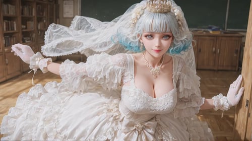 [FIN|IL Dress 76] Lolita Dress Lunargelus Lacuna:B by reprinter on Tensor.Art