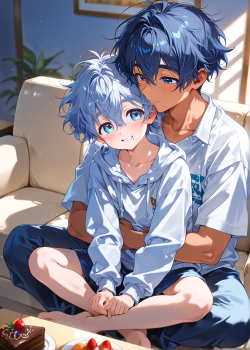 OC-Aoto and Kai by 磁石 on Tensor.Art
