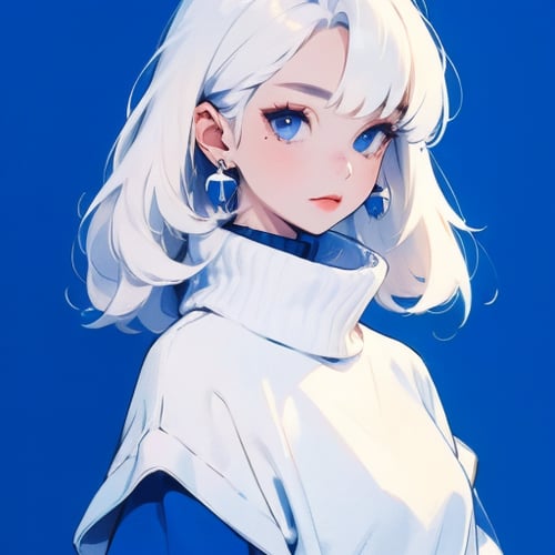 克莱因蓝二次元头像(于修) by 于修 on Tensor.Art