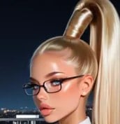 Super high/high ponytail hair by dakyobu on Tensor.Art