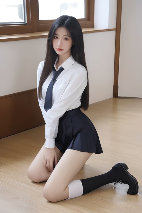 跪着的美女小姐姐1.5 by pass写实 on Tensor.Art