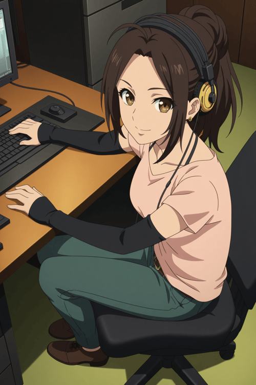 Asuka Fuji 藤 明日香 (SHIROBAKO) - Player1ready by Ttan on Tensor.Art