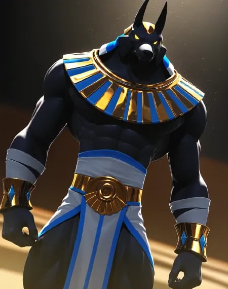 Anubis (Zak Storm) (NoobAI) (AD) by user_720431629750874608 on Tensor.Art