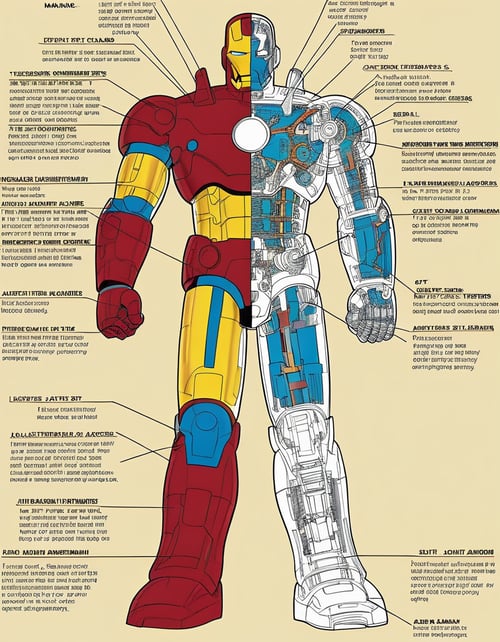 Robot structure diagram Style | SDXL by El Pollo Loco on Tensor.Art