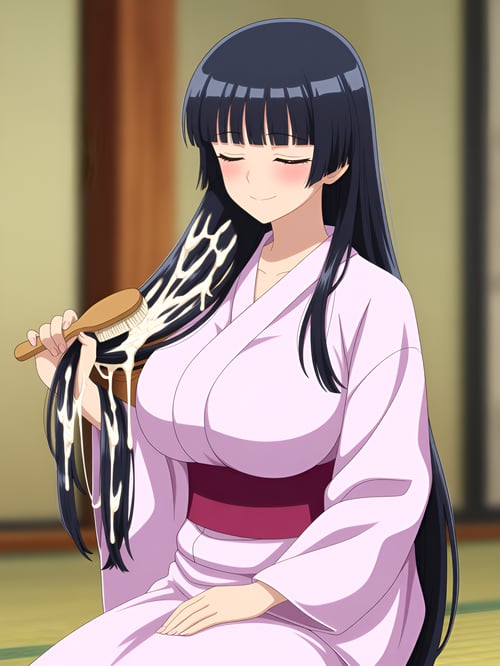 Cum on hair by user_740231957266439077 on Tensor.Art