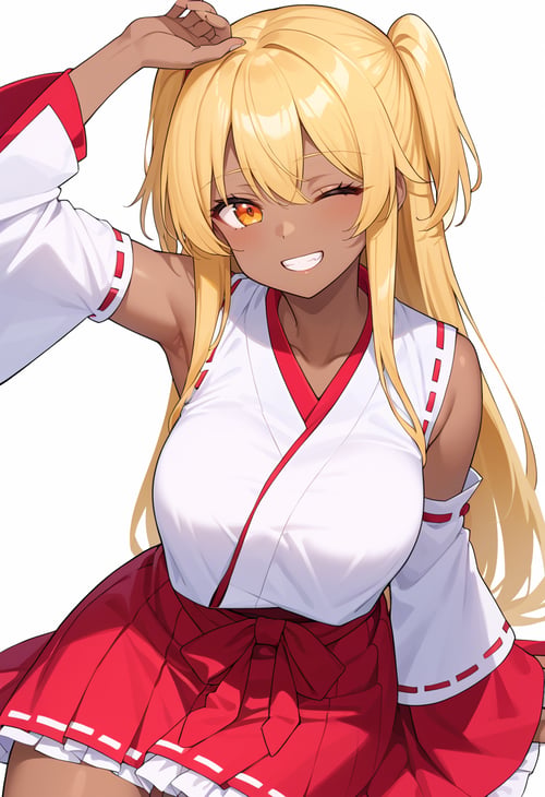 Miko Cosplay / 巫女コス by miaomiao on Tensor.Art
