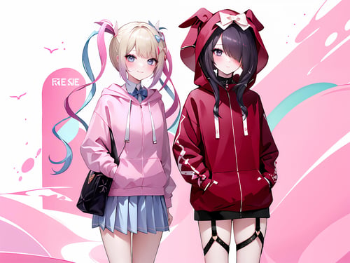 KAngel & Ame-chan (Needy Girl Overdose) - FallenL by Ttan on Tensor.Art