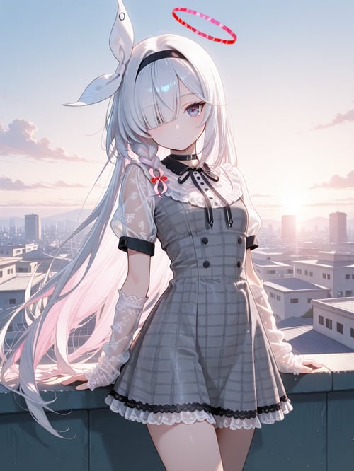 Lace frills short dress 2 by luxiaoai on Tensor.Art