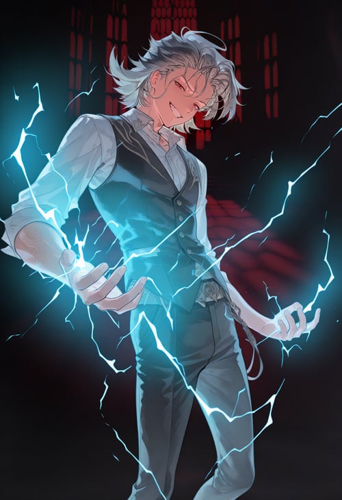 Silver and Blood CG artstyle by Pio on Tensor.Art