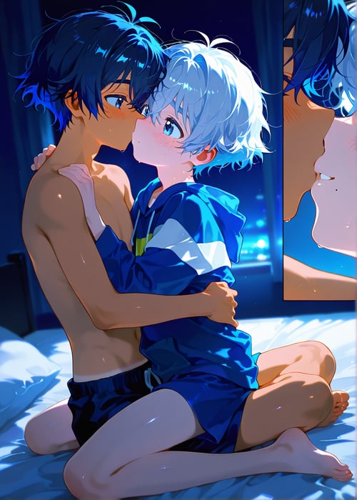 OC-Aoto and Kai by 磁石 on Tensor.Art