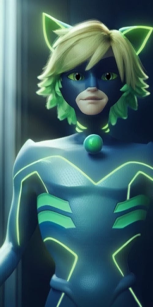 Aqua Noir S6, Ladybug, Miraculous, SD1.5 by Tetete on Tensor.Art