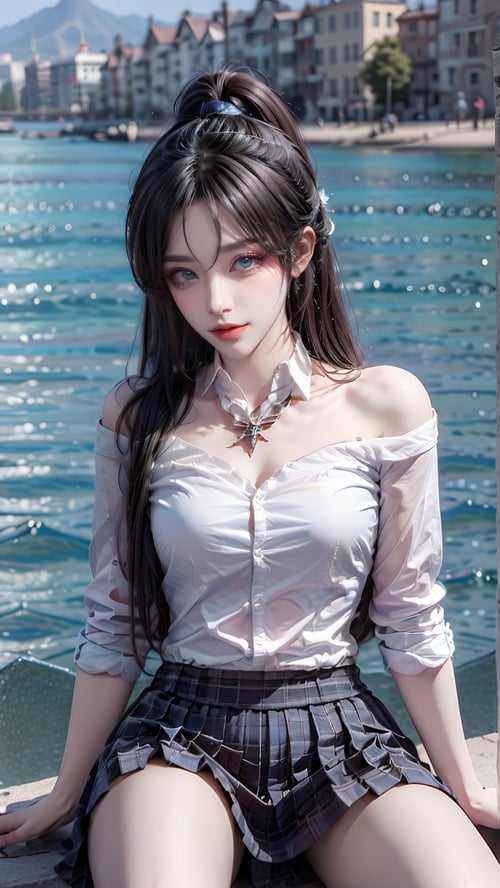 白色學生製服(white student uniform) by 小良 on Tensor.Art