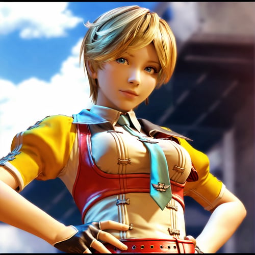 Alyssa Zaidelle from Final Fantasy XIII-2 by user_796276753583649769 on Tensor.Art